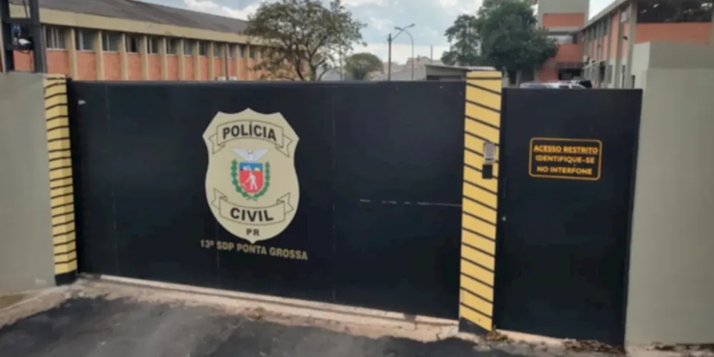 Suspeito foi encaminhado à 13ª Subdivisão Policial de Ponta Grossa