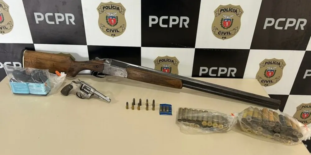 Armas e munições foram apreendidas pelos órgãos de segurança