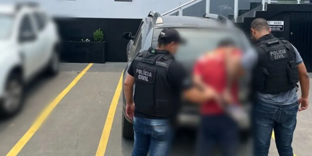 Agentes da polícia realizaram a prisão preventiva nesta quinta-feira (16)