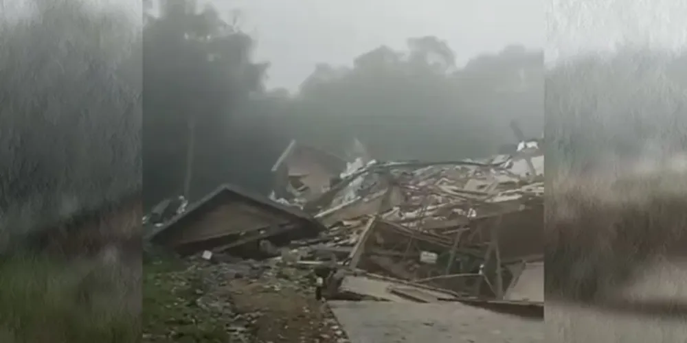 O prédio estava condenado