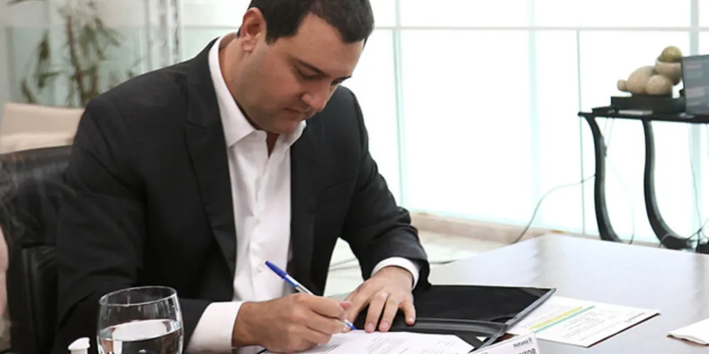 Atual governador do Paraná, Carlos Massa Ratinho Junior