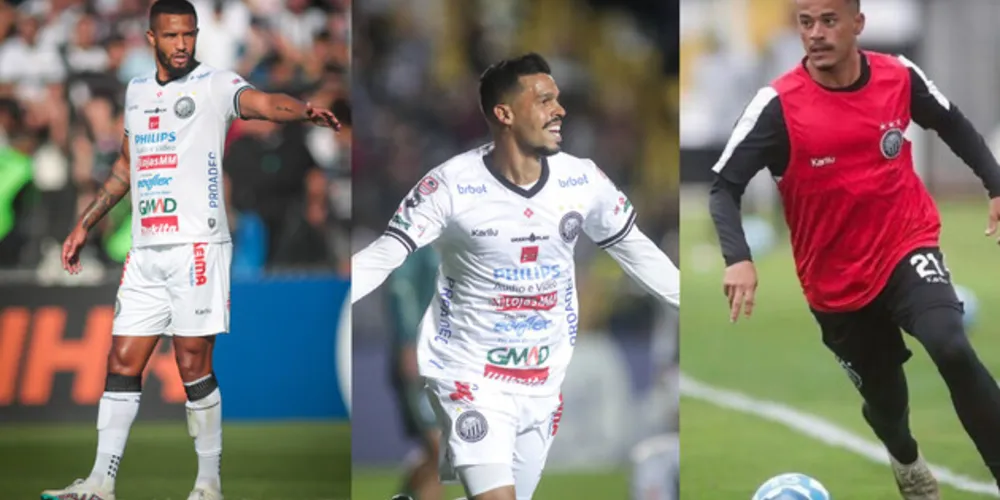 Felipe Garcia, Luidy e Cássio Gabriel renovaram contrato para a temporada de 2024