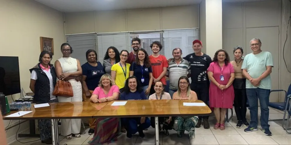 A reunião de posse dos novos representantes do CONSEA foi realizada na Secretaria de Agricultura, Pecuária e Abastecimento