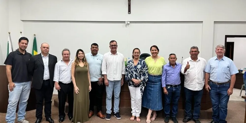 Rildo Leonardi (MDB) acompanhou a sessão no Legislativo e discursou na tribuna da Casa de Leis