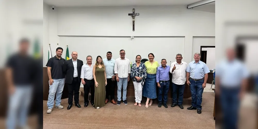 Rildo Leonardi (MDB) acompanhou a sessão no Legislativo e discursou na tribuna da Casa de Leis