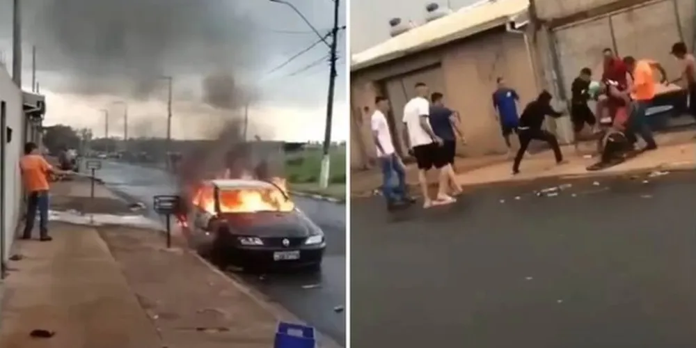 Edielson teria ido até a casa da filha e ateado fogo no carro de Juninho