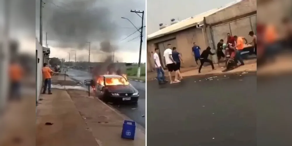 Edielson teria ido até a casa da filha e ateado fogo no carro de Juninho