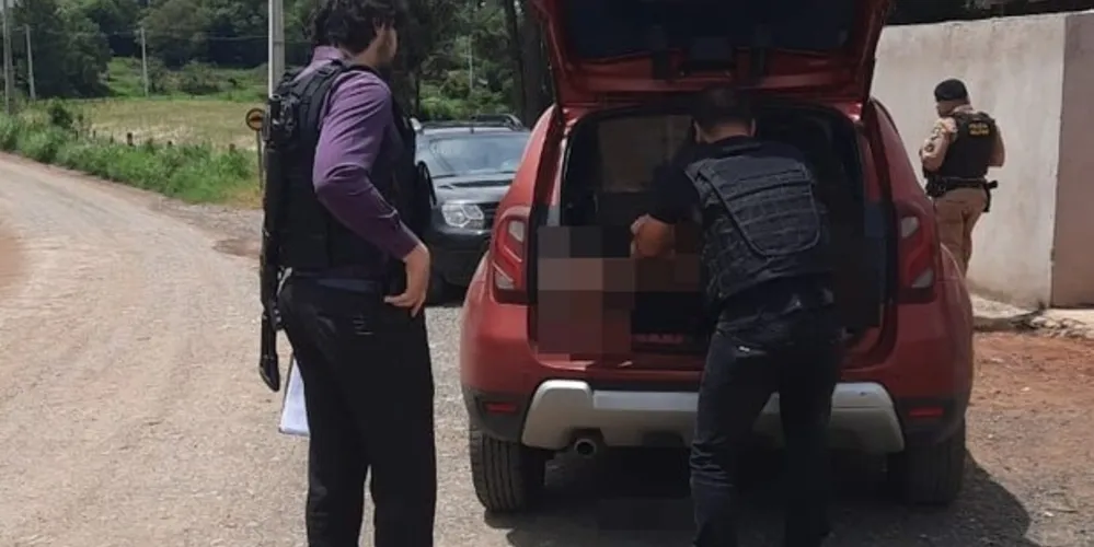 As Polícias Civil e Militar de Teixeira Soares, nos Campos Gerais, prenderam em flagrante um homem acusado de homicídio