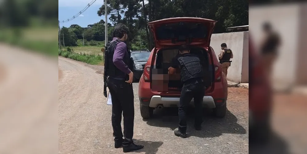 As Polícias Civil e Militar de Teixeira Soares, nos Campos Gerais, prenderam em flagrante um homem acusado de homicídio