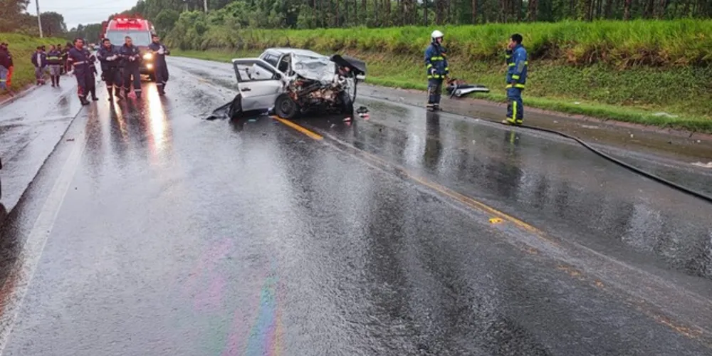 Carro envolvido no acidente com morte na PR-340 é de Ibaiti
