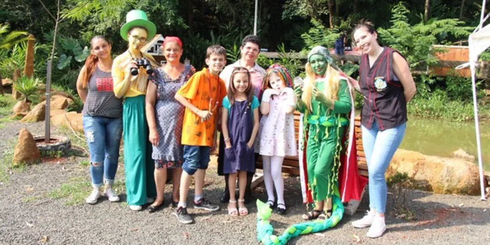 A turma de dois anos do Centro Municipal de Educação Infantil (Cmei) Mamãe Marta Margarida participou da Vivência – Sítio do Pica Pau Amarelo