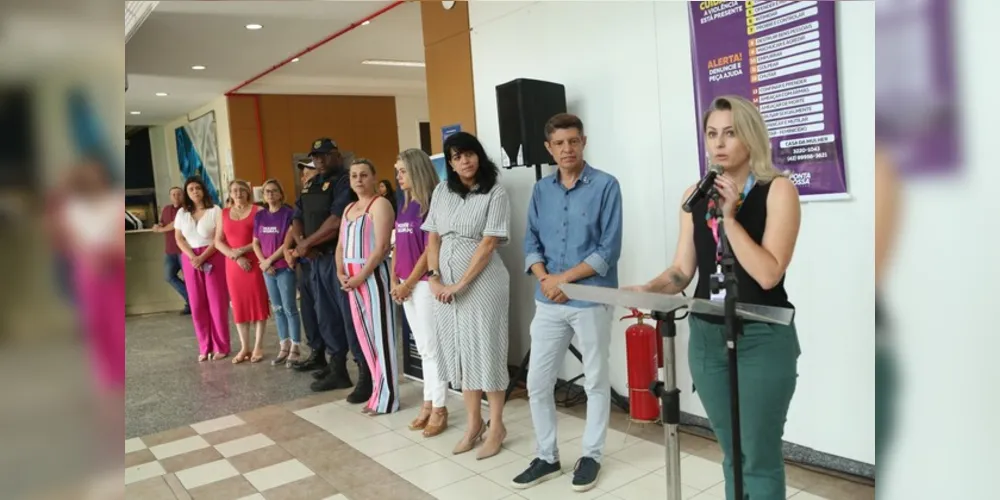 Lideranças de Ponta Grossa estiveram no lançamento da campanha