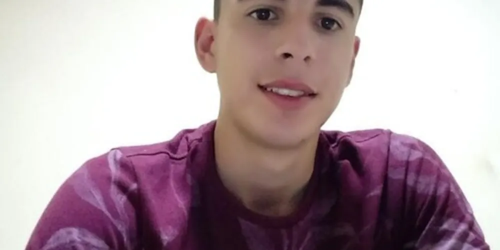José Vitor Harmatiuk, de 20 anos, é a vítima do atropelamento