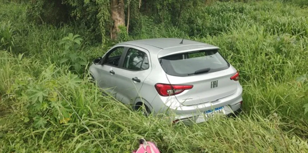 Por conta do impacto, homem teve ferimentos no braço