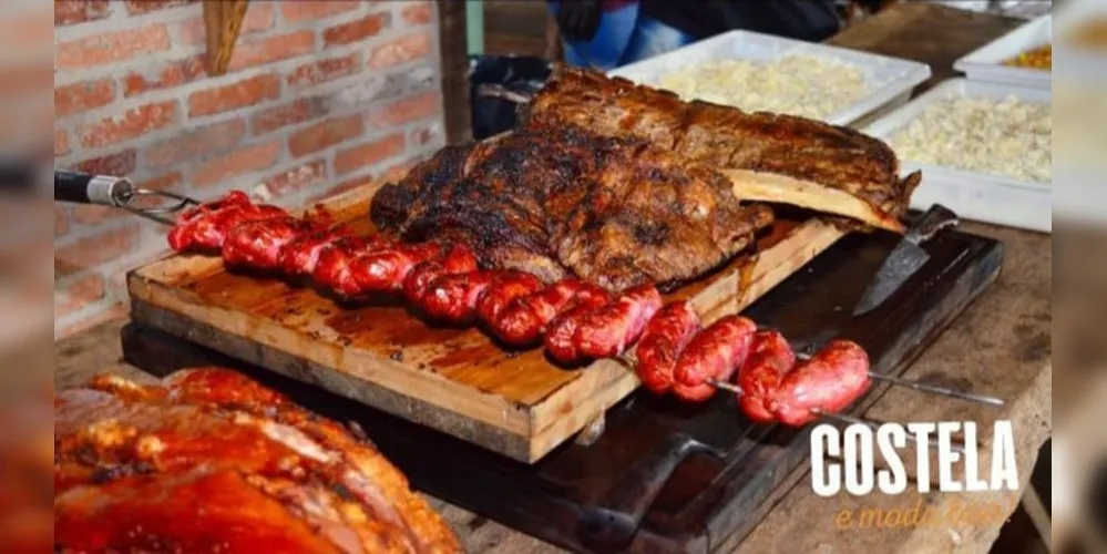 Para contemplar o churrasco, fará parte do cardápio pão, salada, maionese e muita carne