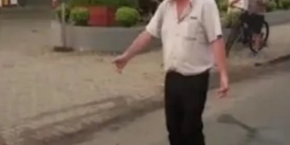 Acidente envolvendo o examinador do Detran ocorreu próximo à rotatória da Santa Paula