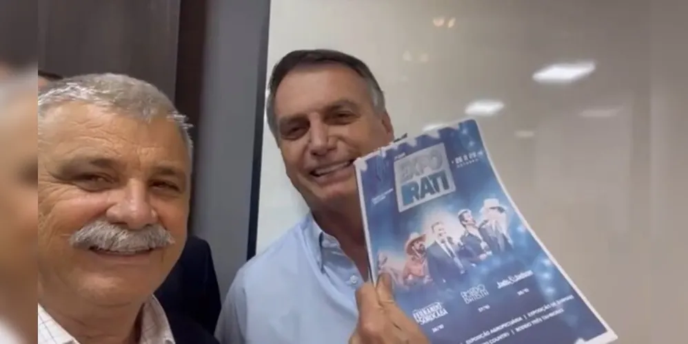 Em vídeo gravado ao lado do chefe do Executivo, Bolsonaro se pronunciou