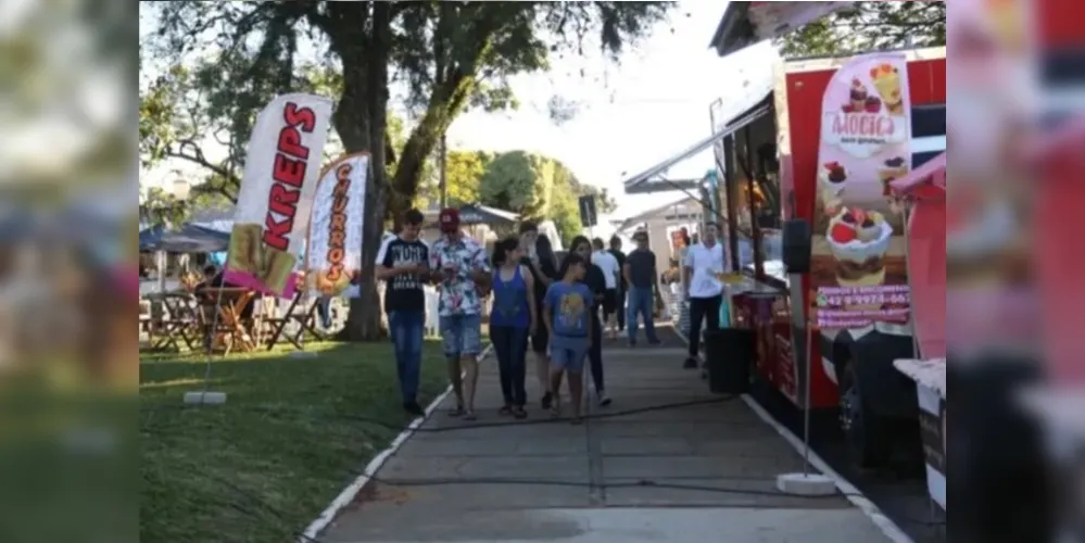 A Feira Gastronômica acontece das 15 às 21 horas e é uma promoção da prefeitura de Ponta Grossa