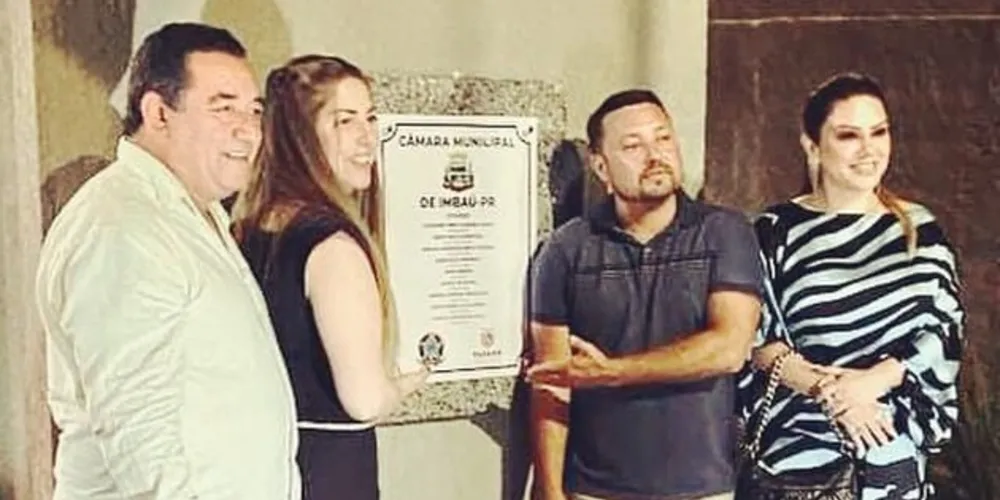 A prefeita Dayane Sovinski esteve na cerimônia e destacou a importância do investimento