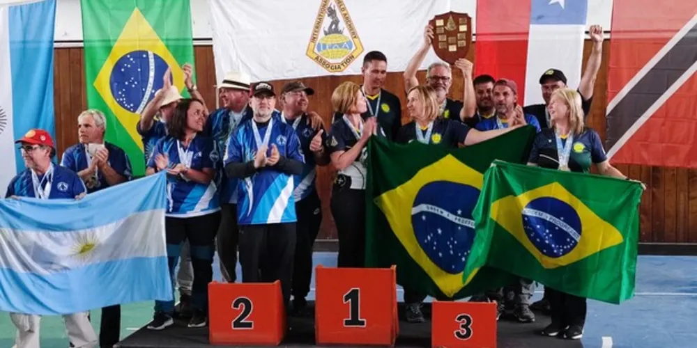 Os atletas participaram do Latin American Field Archery Championship