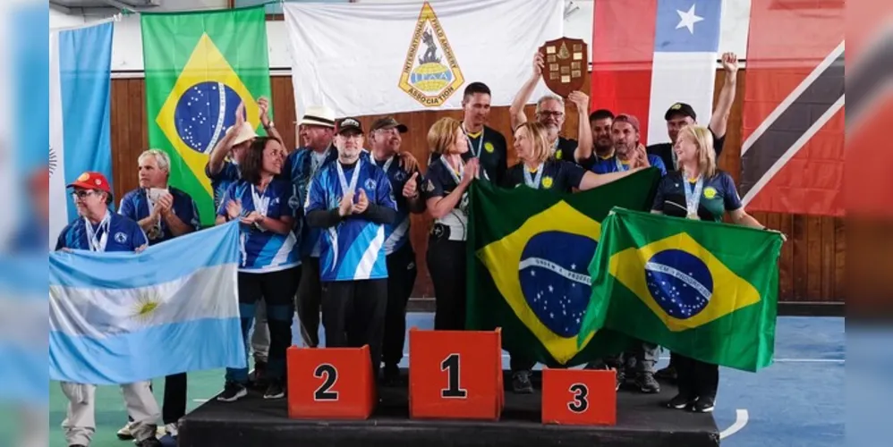 Os atletas participaram do Latin American Field Archery Championship