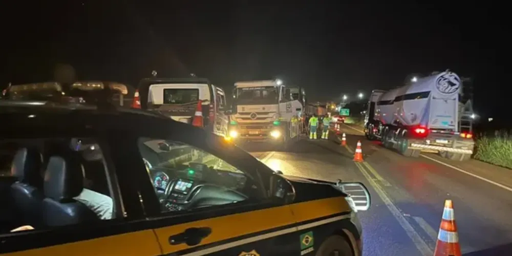 Acidente resultou em morte na BR-277