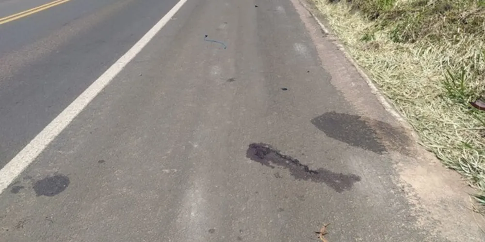 Polícia fez registro do local horas depois do acidente