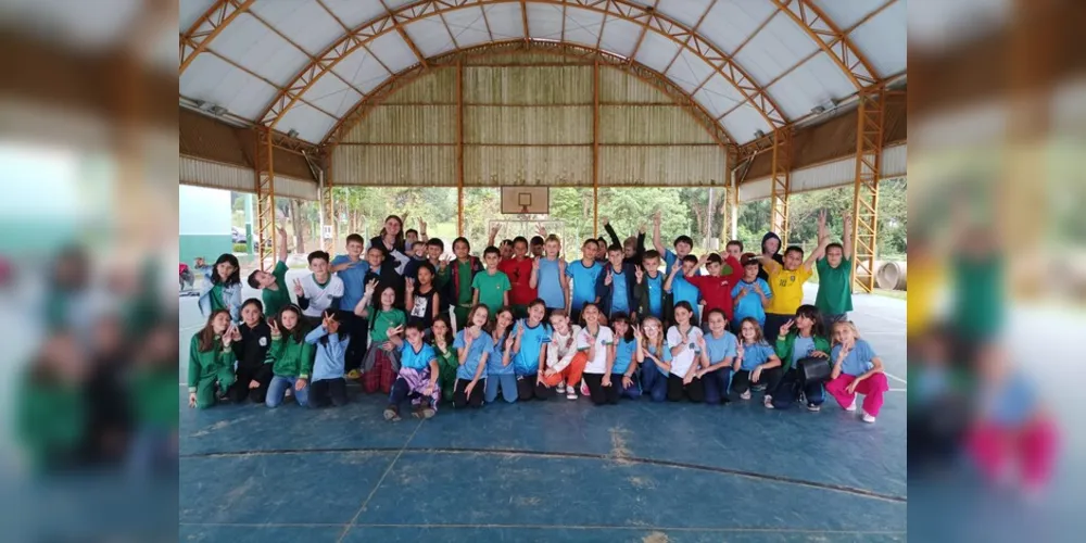 O encontro foi muito aguardado pelos alunos, que estavam ansiosos para conhecer os colegas