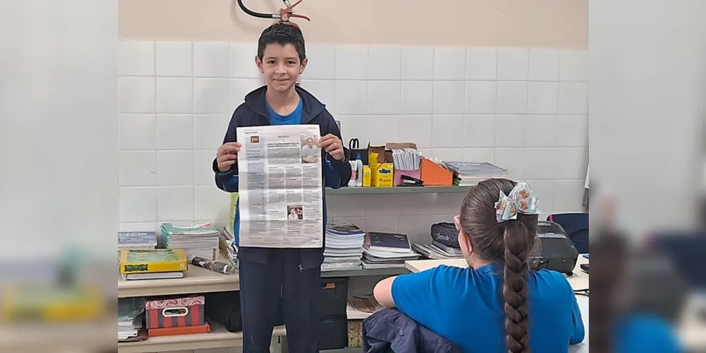 As edições do Jornal da Manhã tiveram papel fundamental nas atividades realizadas pela turma