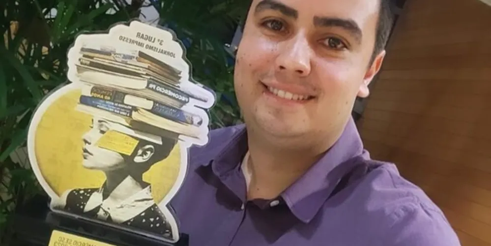 Jornalista conquistou o terceiro lugar