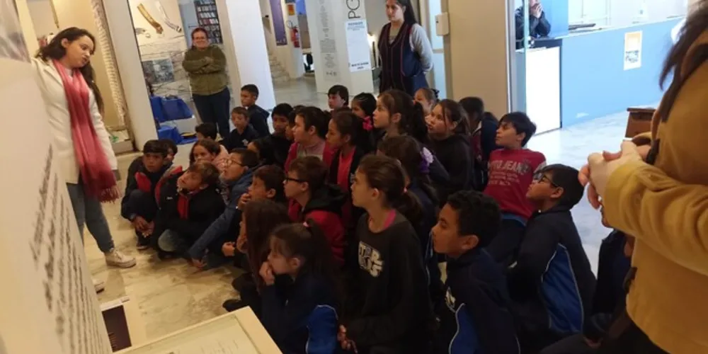 A turma conheceu a exposição 'Duzentos', organizada para celebrar a história do município