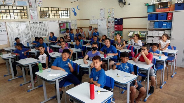 Após intensa preparação, a turma realizou a avaliação no final do mês de outubro