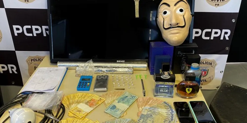 O indivíduo foi encaminhado ao Presídio Hildebrando de Souza, em Ponta Grossa