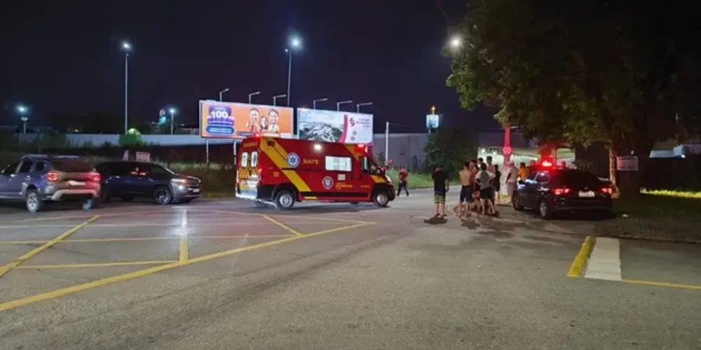Acidente deixou ciclista ferido no Bairro Alto