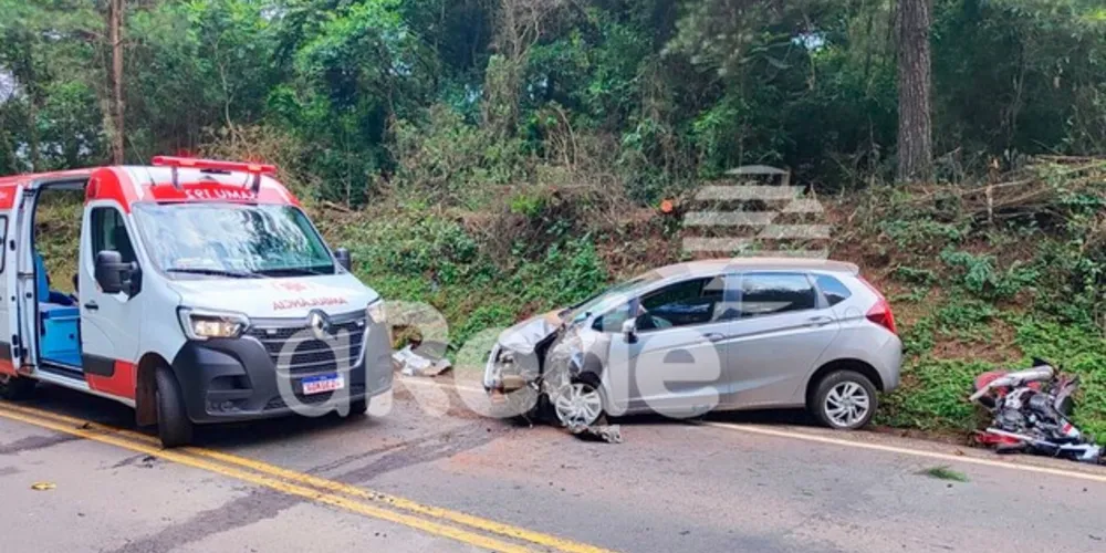 Colisão foi próximo de uma ponte existente na região