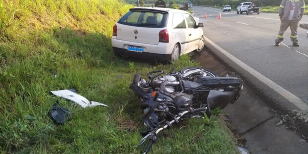 Acidente foi no km 335 da rodovia