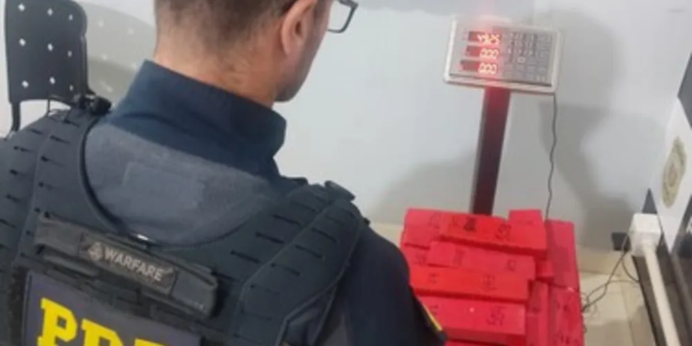 Drogas estavam embaladas no formato de paralelepípedo