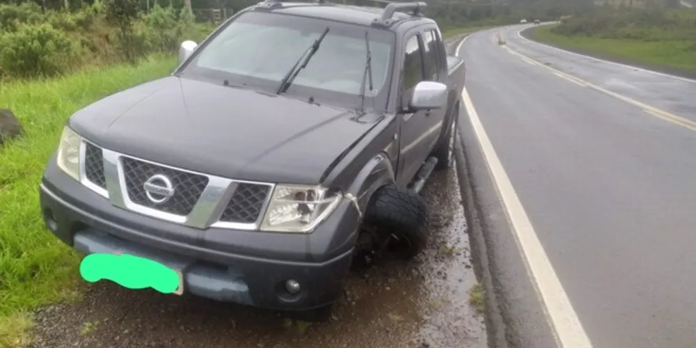 Um acidente deixou duas pessoas feridas nesta quinta-feira (05), na PR-170, no km 443, trecho entre Pinhão a Faxinal do Céu