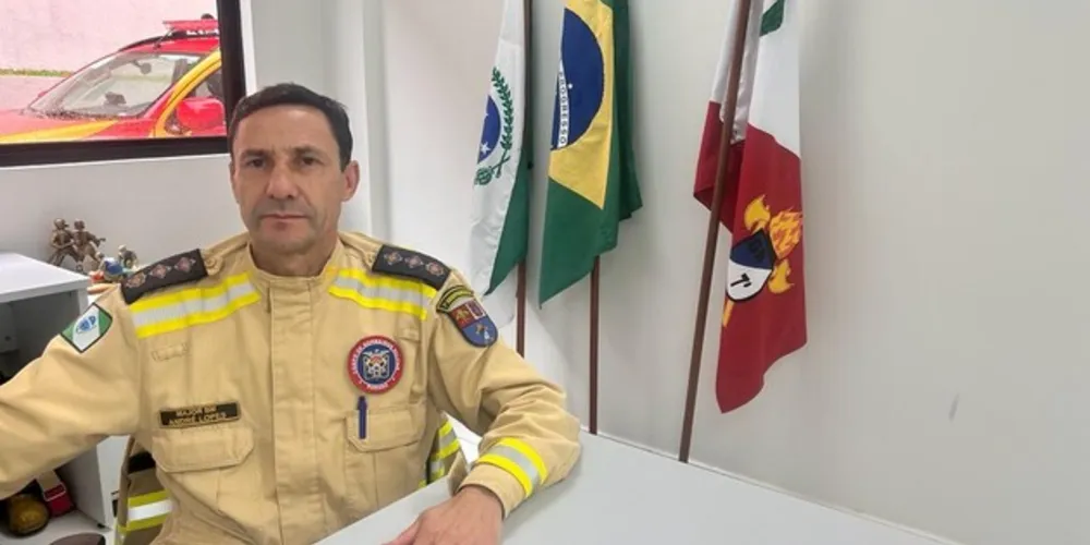 O major do Corpo de Bombeiros André Lopes de Oliveira irá assumir, na próxima quinta-feira (19), o 7º Grupamento de Bombeiros em Colombo (PR)