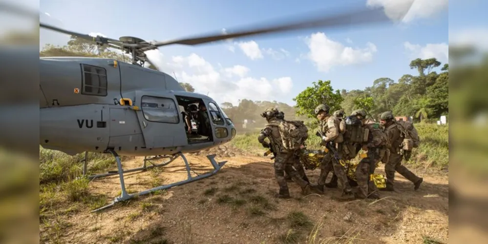 Os norte-americanos entrarão no país com armamentos