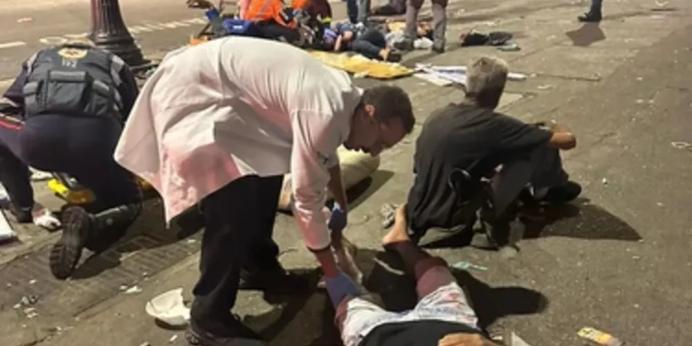 Feridos em atropelamento na Cracolândia são atendidos