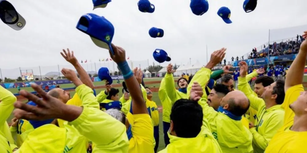 Beisebol, prata no Chile, foi uma das grandes histórias da competição