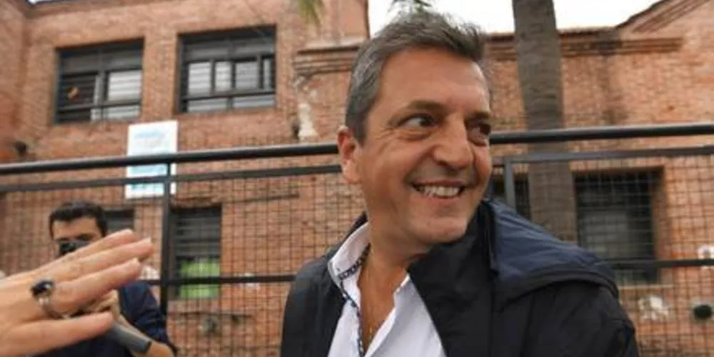 O ministro da economia e candidato à Presidência, Sergio Massa