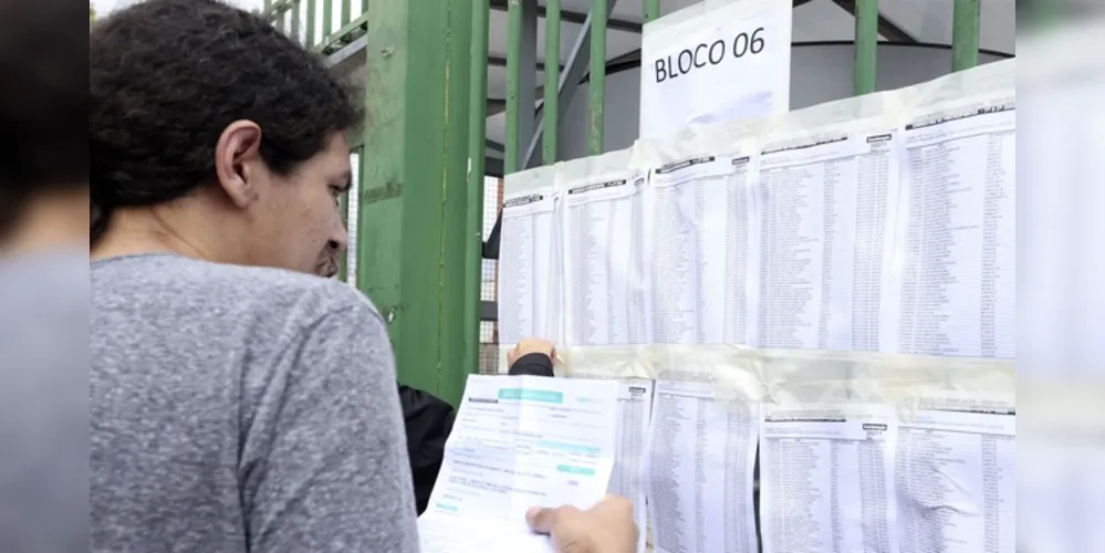 Locais que sofram algum tipo de alagamento podem ter as provas transferidas