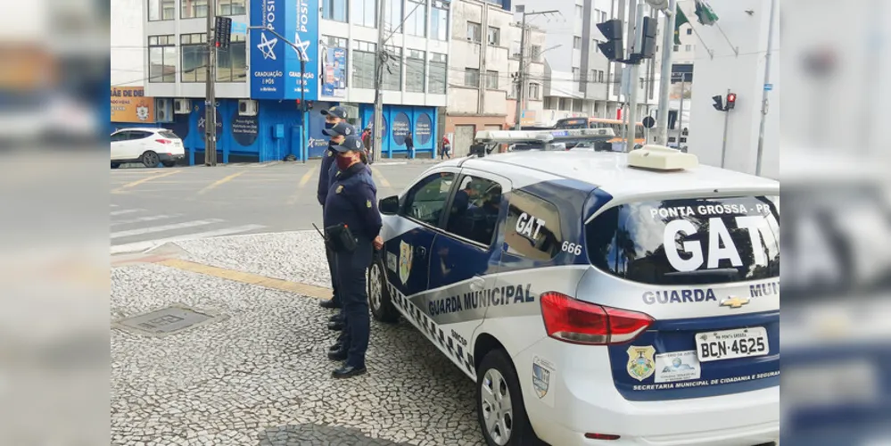 Ocorrência foi atendida pela equipe GAT da Guarda Municipal