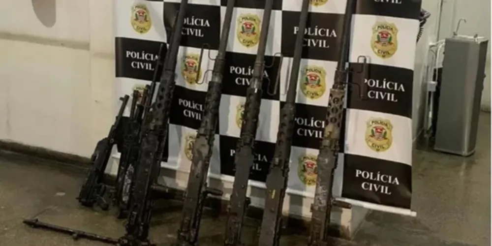 Metralhadoras recuperadas