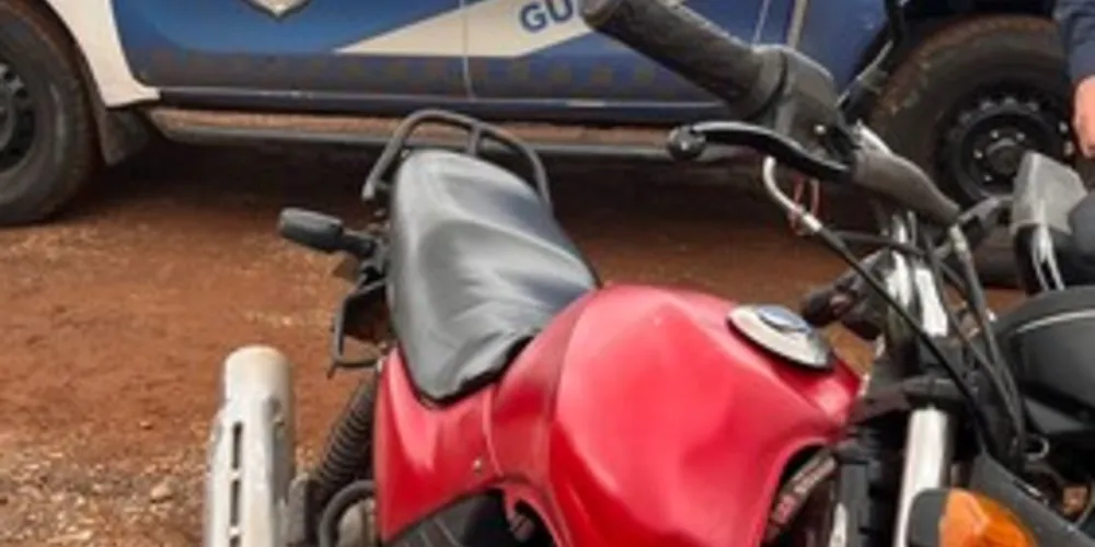 Motocicleta estaria com numeração lixada