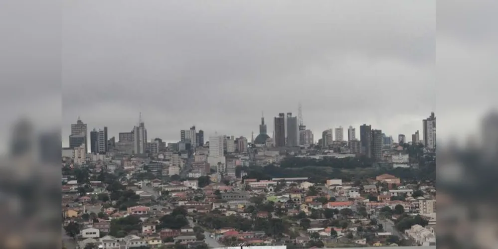 Em Ponta Grossa, a mínima esperada para esta quarta-feira é de 19°C