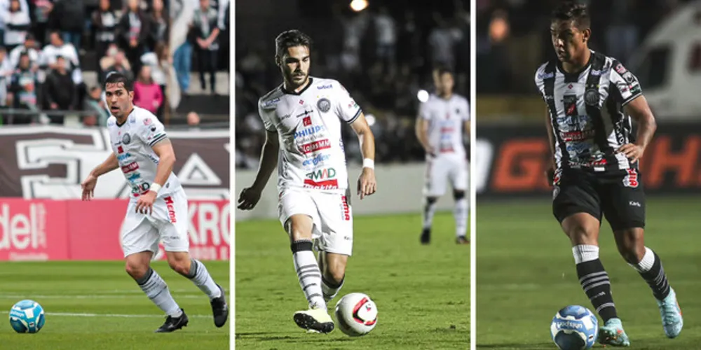 Os três atletas permanecem no clube para o próximo ano