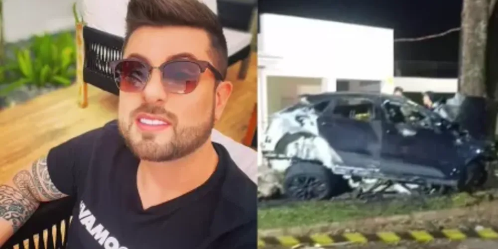 O único ocupante era o motorista, identificado como César José Portela Rodrigues, de 27 anos